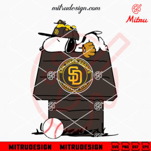 Snoopy And Woodstock San Diego Padres SVG, PNG, DXF, EPS, Digital Download