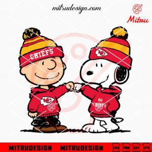 Snoopy And Charlie Brown Kansas City Chiefs SVG, Peanuts Snoopy Go Chiefs SVG, Cricut