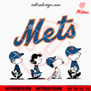 Peanuts Snoopy New York Mets SVG, PNG, DXF, EPS, Cricut