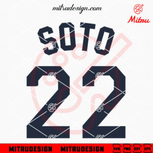 Soto 22 Jersey SVG, Juan Soto Yankees SVG, PNG, DXF, EPS, Shirt