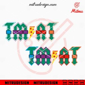 TMNT Logo SVG, Teenage Mutant Ninja Turtles Movie SVG, PNG, DXF, EPS