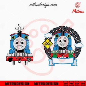 Thomas The Train SVG, Locomotive Cartoon SVG, PNG, DXF, EPS, Cut Files