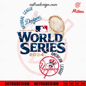 World Series 2024 Dodgers Vs Yankees SVG, National League SVG, American League SVG