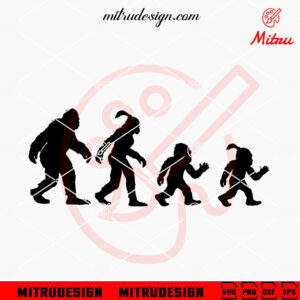 Bigfoot Family SVG, Sasquatch SVG, PNG, DXF, EPS, Cut Files