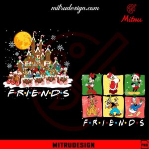 Christmas Friends Disney Bundle PNG, Christmas Trip PNG, For Shirts