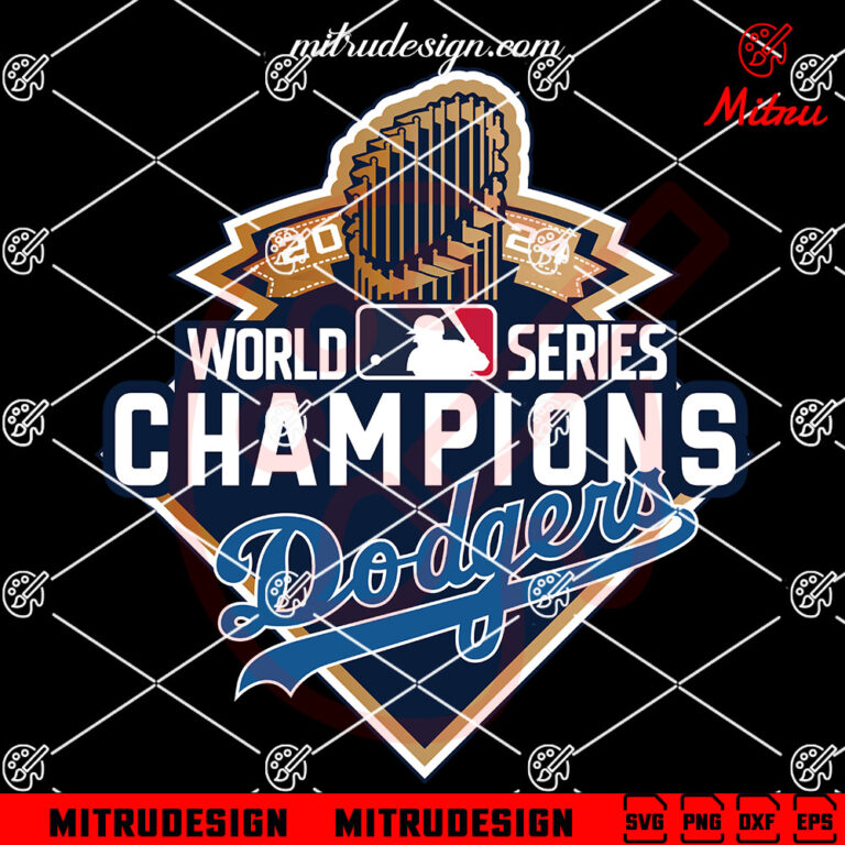 2024 World Series Champions Dodgers SVG, Los Angeles Dodgers MLB ...