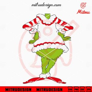 Funny Grinch Costume SVG, How The Grinch Stole Christmas SVG, Digital Download