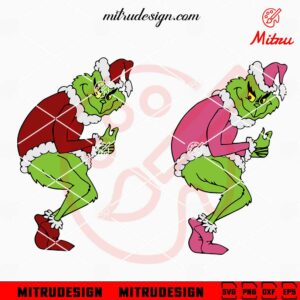 Funny Grinch Stole Christmas SVG, PNG, DXF, EPS, Digital Download