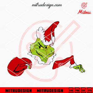 Grinch Head And Hands SVG, Funny Grinch Stole Christmas SVG, For Car Decals