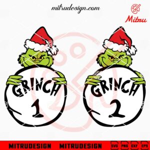 Grinch 1 Grinch 2 SVG, Dr Seuss Thing Grinch SVG, PNG, DXF, EPS, For Cricut