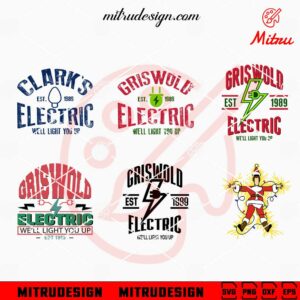 Griswold Electric Co 1989 Bundle SVG, Clark Griswold SVG, National Lampoon's Vacation SVG