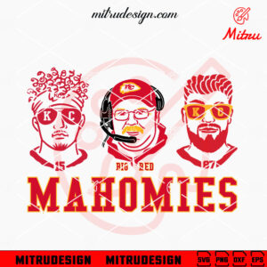 Mahomies SVG, Patrick Mahomes SVG, Andy Reid SVG, Travis Kelce SVG