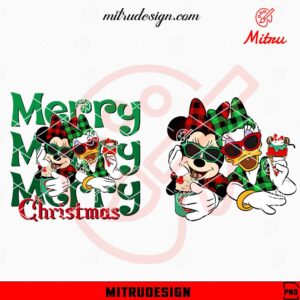 Minnie And Daisy Merry Christmas PNG, Besties Christmas PNG, Digital Download