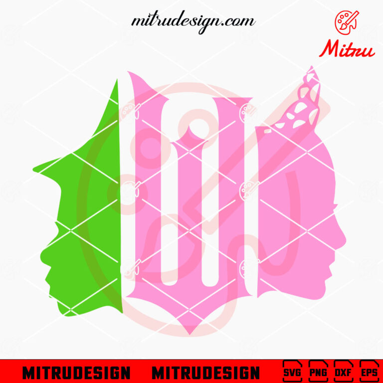 Wicked W Logo SVG, Elphaba SVG, Glinda SVG, PNG, DXF, EPS, For Cricut ...