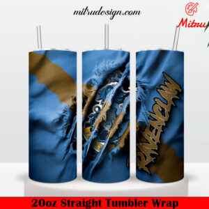 Ravenclaw Claw Rip 20oz Skinny Tumbler Wrap PNG, Designs