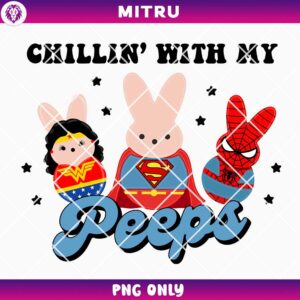 DC Comics Heroes Peeps PNG, Wonder Woman Superman Easter PNG