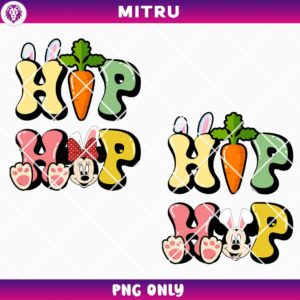 Easter Hip Hop PNG, Disney Mouse PNG, Funny Easter Sunday PNG