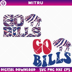 Go Bills SVG PNG, Bills Zubaz SVG Clipart