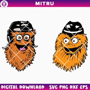 Gritty Head SVG PNG, Philadelphia Flyers Mascot SVG