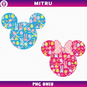 Mickey Mouse Ears Easter Spring PNG Design