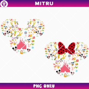 Mouse Friends Easter Ears PNG, Easter Disney PNG Designs