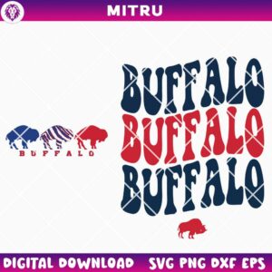 Retro Buffalo Football SVG PNG, Vintage Bills SVG
